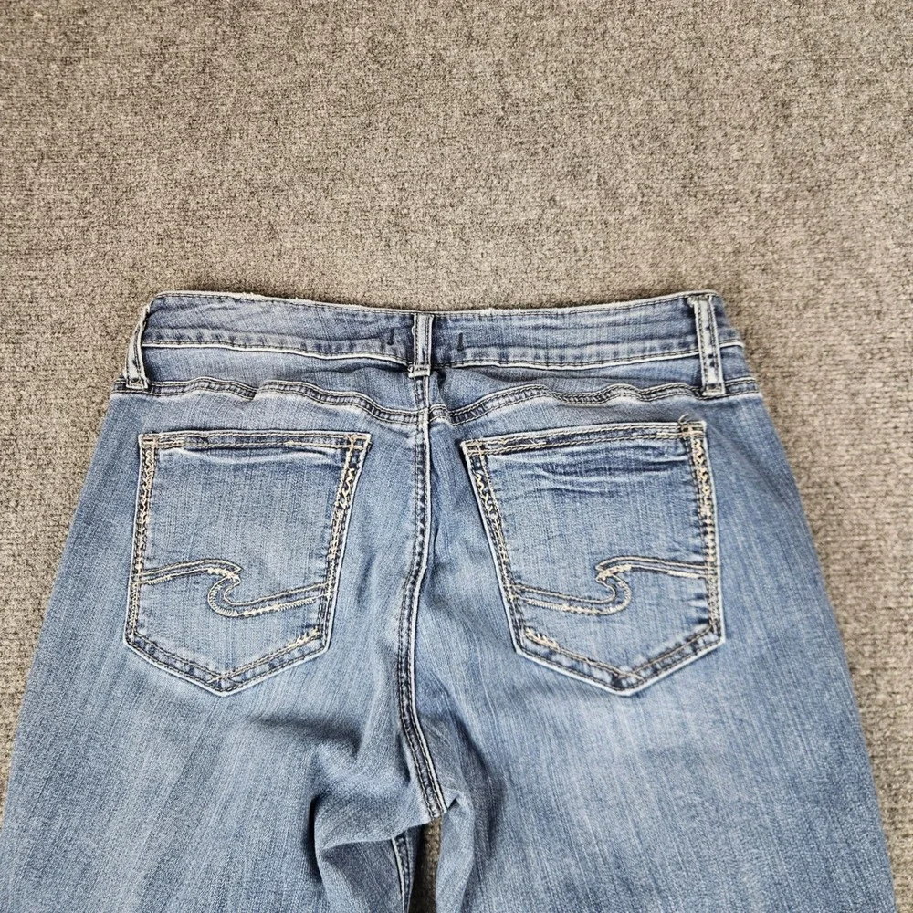 Silver Jeans Co Boyfriend Mid Rise Medium Wash Denim Jeans W31 L29 L27101EGX485